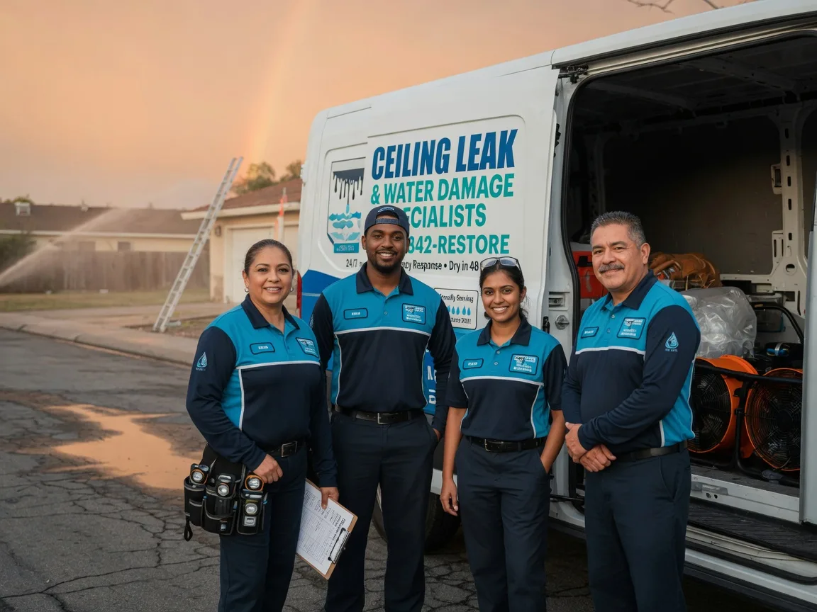 Ceiling Leak Cleanup company in Plumville, PA