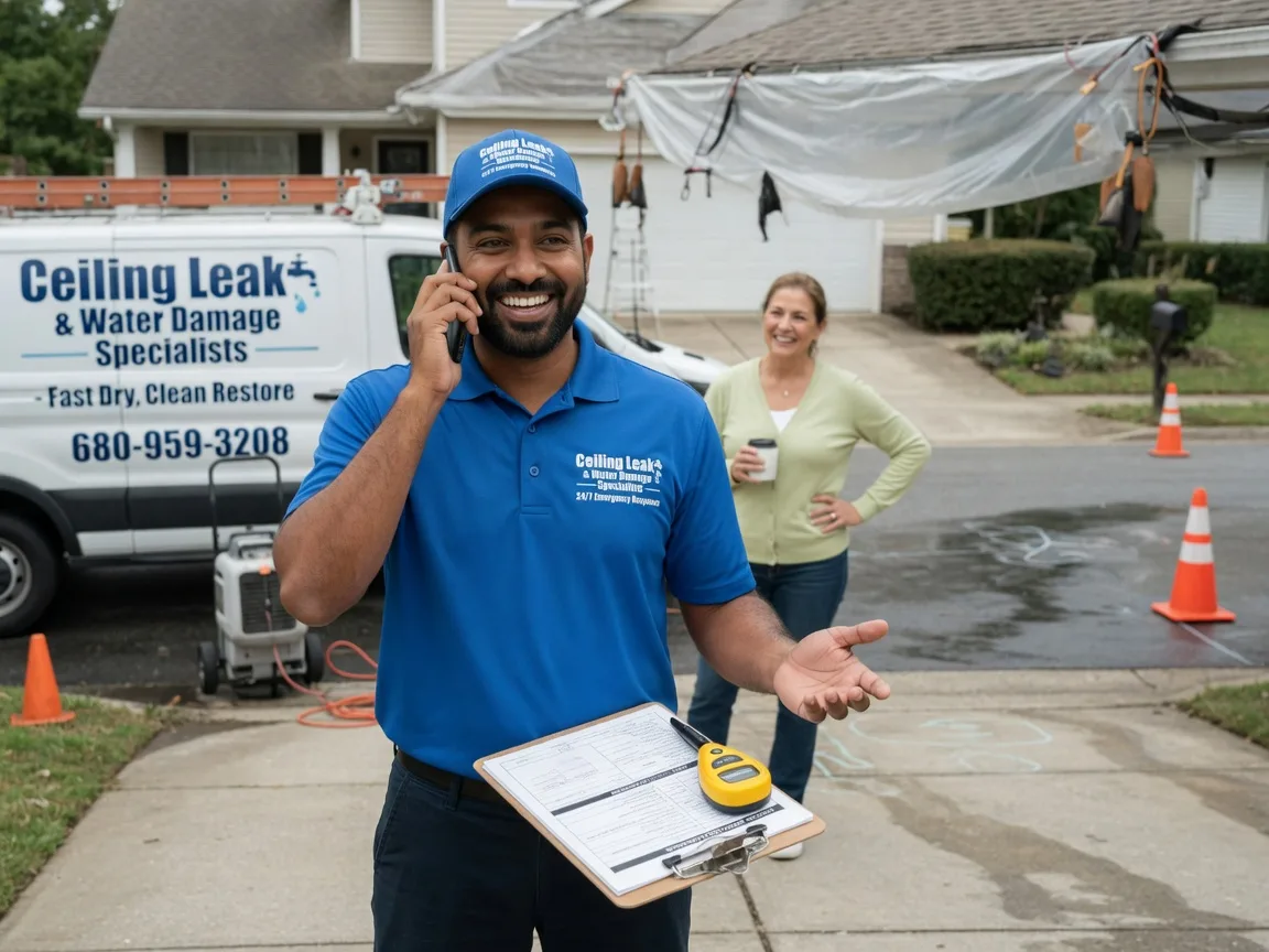 Ceiling Leak Cleanup Plumville, PA FAQs